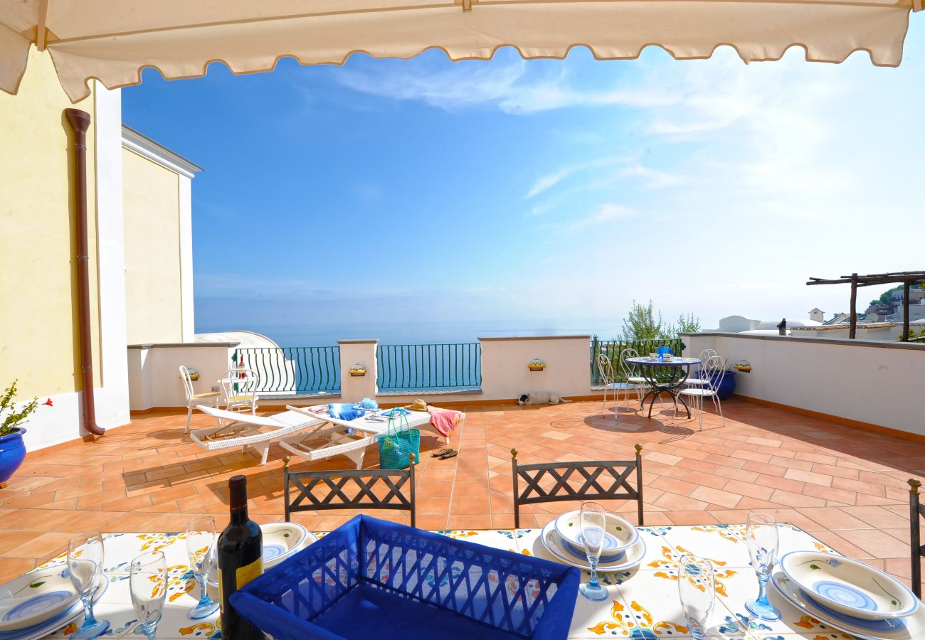 Villa a Praiano - Casa Giorgia - Villa vista mare, ideale per grandi gruppi