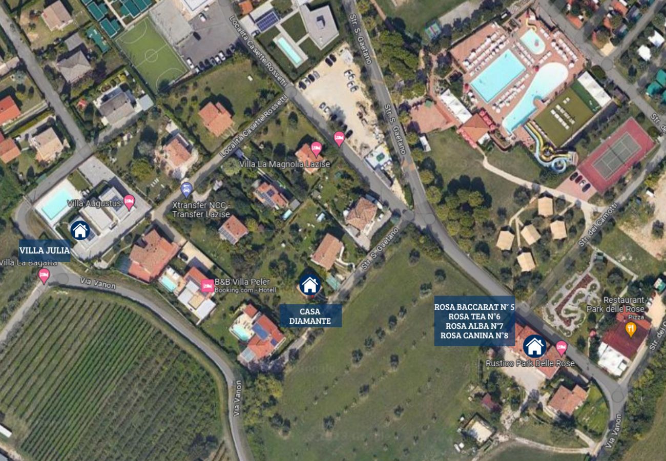 Appartamento a Lazise - Regarda – casa vacanza Rosa Alba 7 con ingresso al campeggio Park delle Rose e alla spiaggia