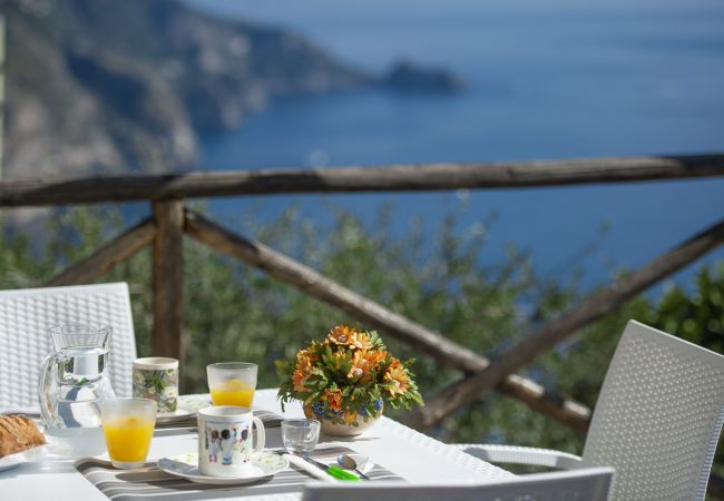 Casa a Praiano - Casa Punta Paradiso - Tranquilla e Panoramica casa vista mare