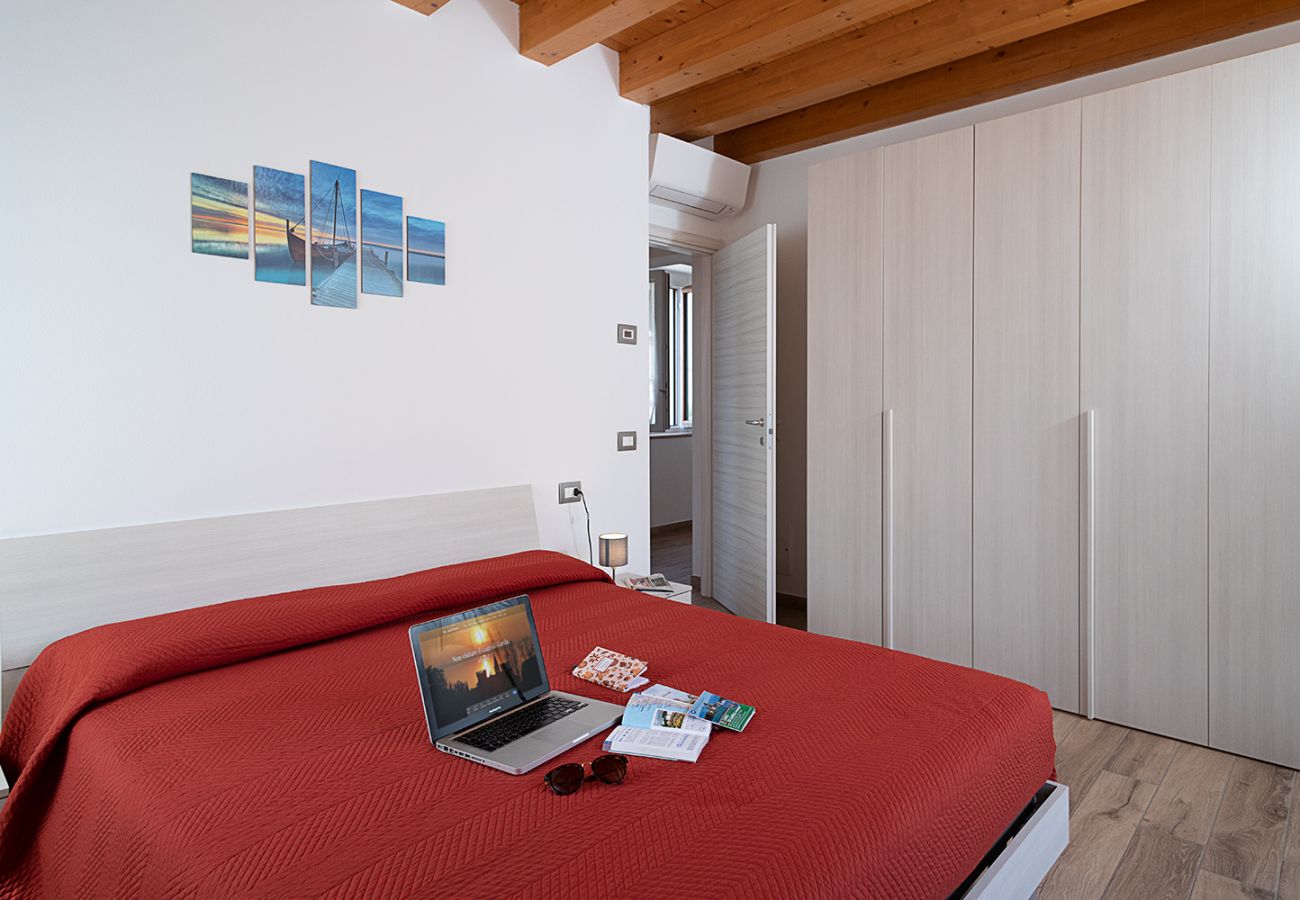 Casa a Bardolino - Regarda - Casa Rossa, romantico rustico con wifi e aria condizionata