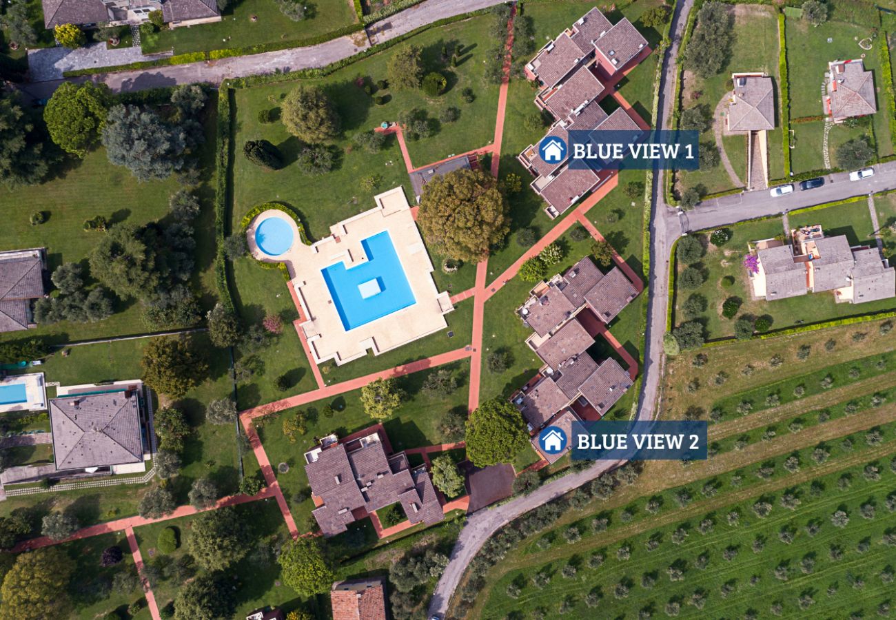 Appartamento a Bardolino - Regarda - appartamento Blue View 1 con terrazza vista lago, 1 camera, piscina