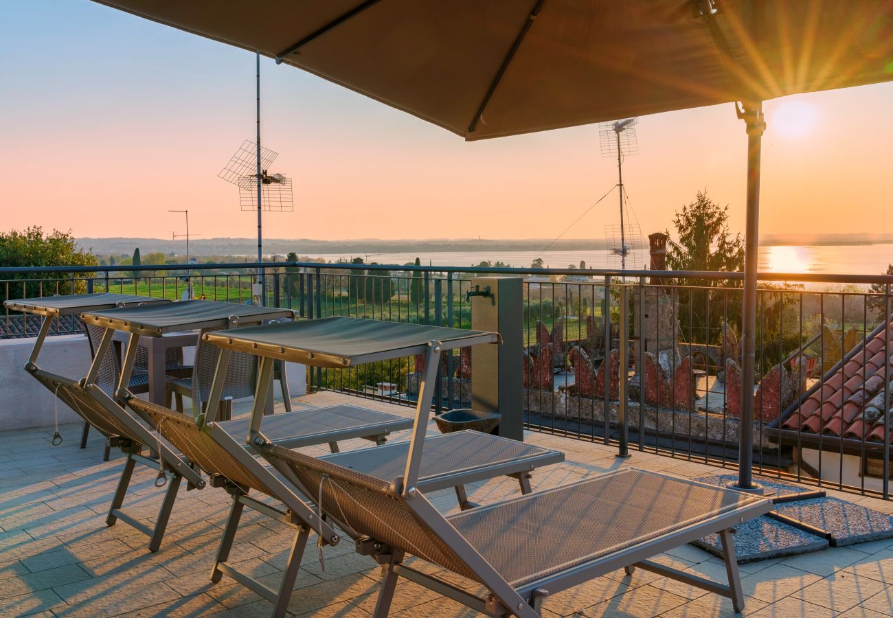 Appartamento a Lazise - Regarda - Residenza GJ - piano T moderno bilocale con terrazza panoramica