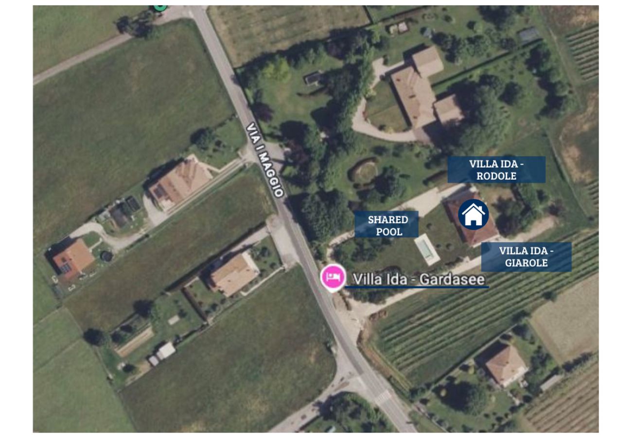 Villa a Costermano - Villa Ida per 12 persone con piscina privata e grande parco