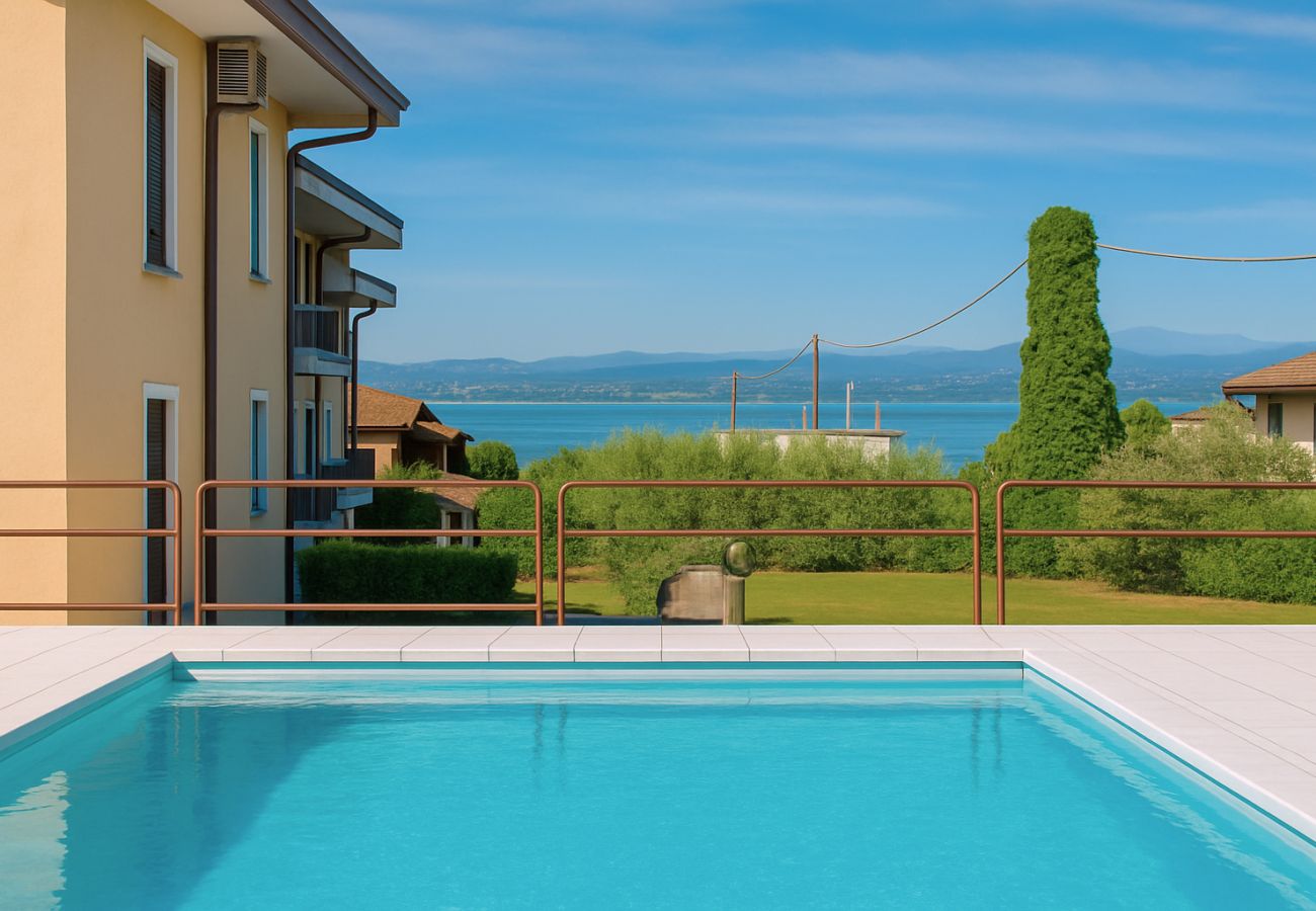 Appartamento a Bardolino - Regarda - Appartamento Emerald con piscina a pochi pasisi dalla spiaggia