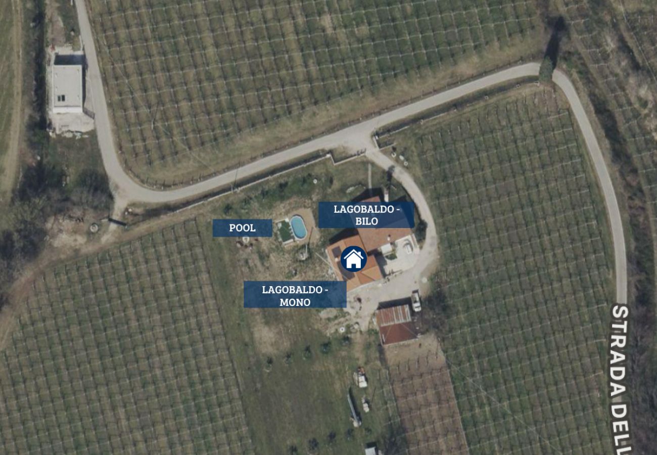 Appartamento a Lazise - Regarda - Lagobaldo bilocale con piscina e giardino