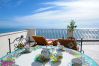 Ferienhaus in Praiano - Casa La Ulivella - Große Terrasse mit Meerblick Ferienhaus in Praiano - Casa La Ulivella - Große Terrasse mit Meerblick