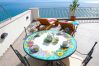 Ferienhaus in Praiano - Casa La Ulivella - Große Terrasse mit Meerblick Ferienhaus in Praiano - Casa La Ulivella - Große Terrasse mit Meerblick