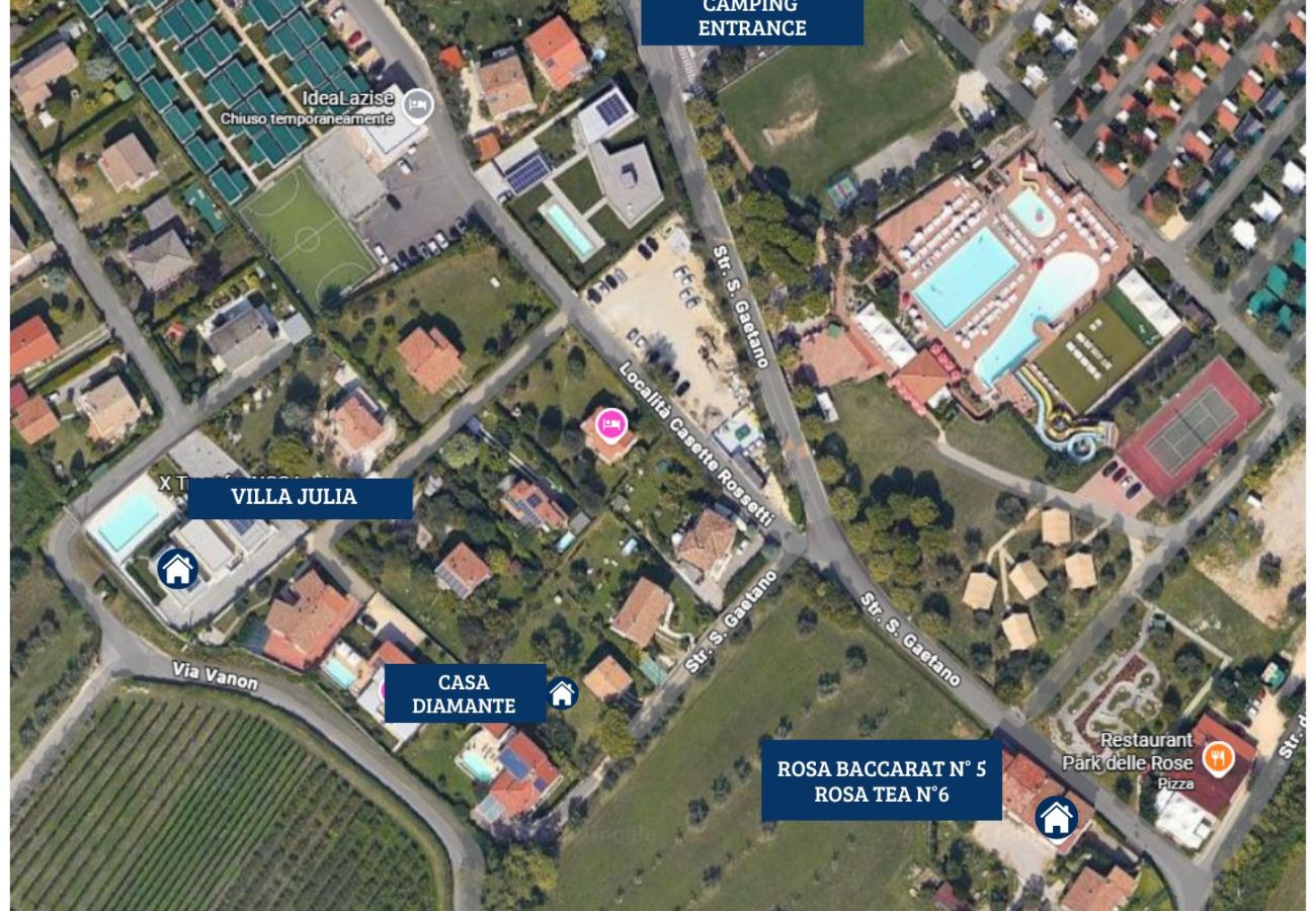 Ferienwohnung in Lazise - Regarda – Familienwohnung Rosa Tea 6 ideal für Kinder