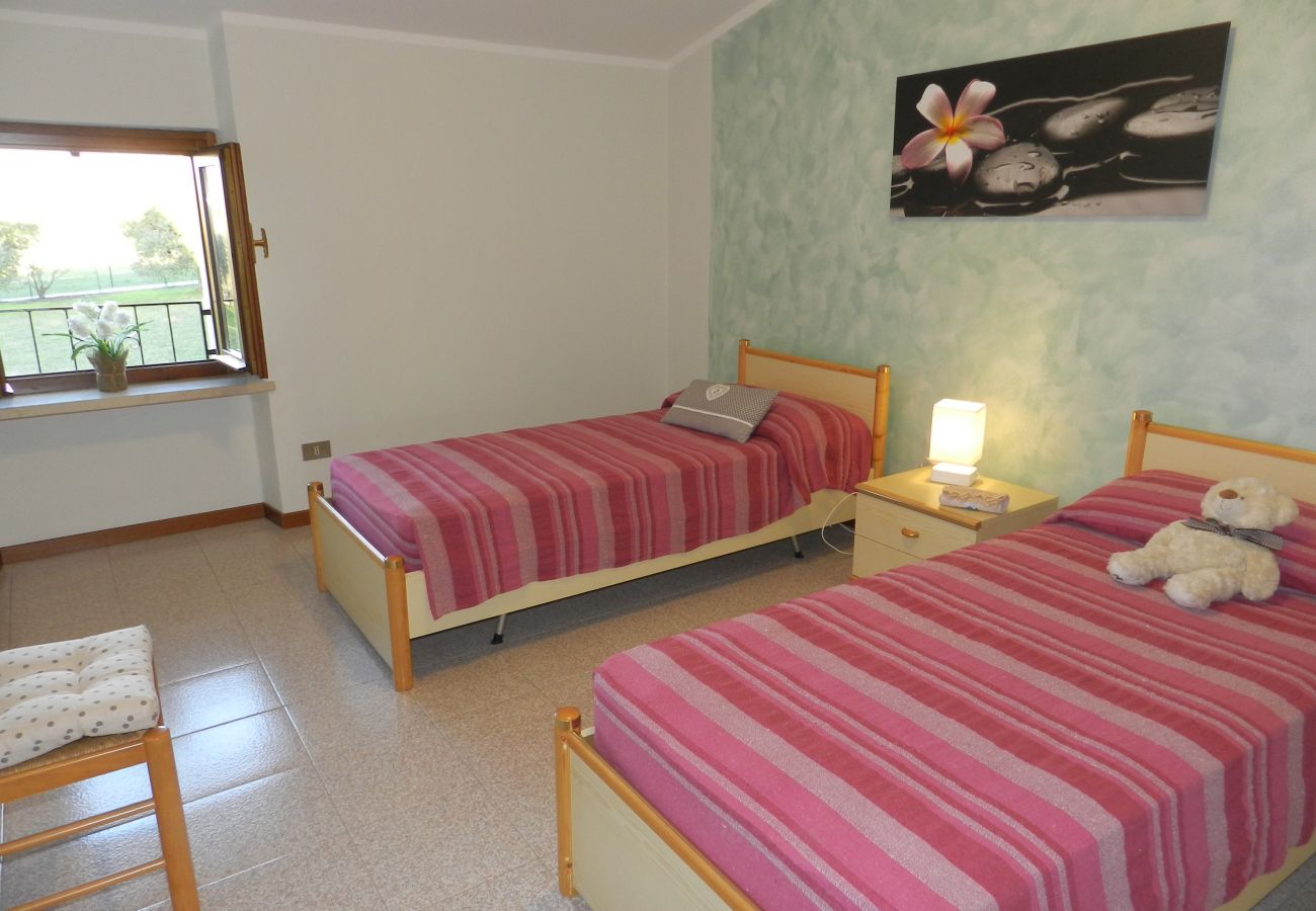 Ferienwohnung in Lazise - Regarda- Wohnung Rosa Alba 7 mit Campingplatz und Strand Eintritt