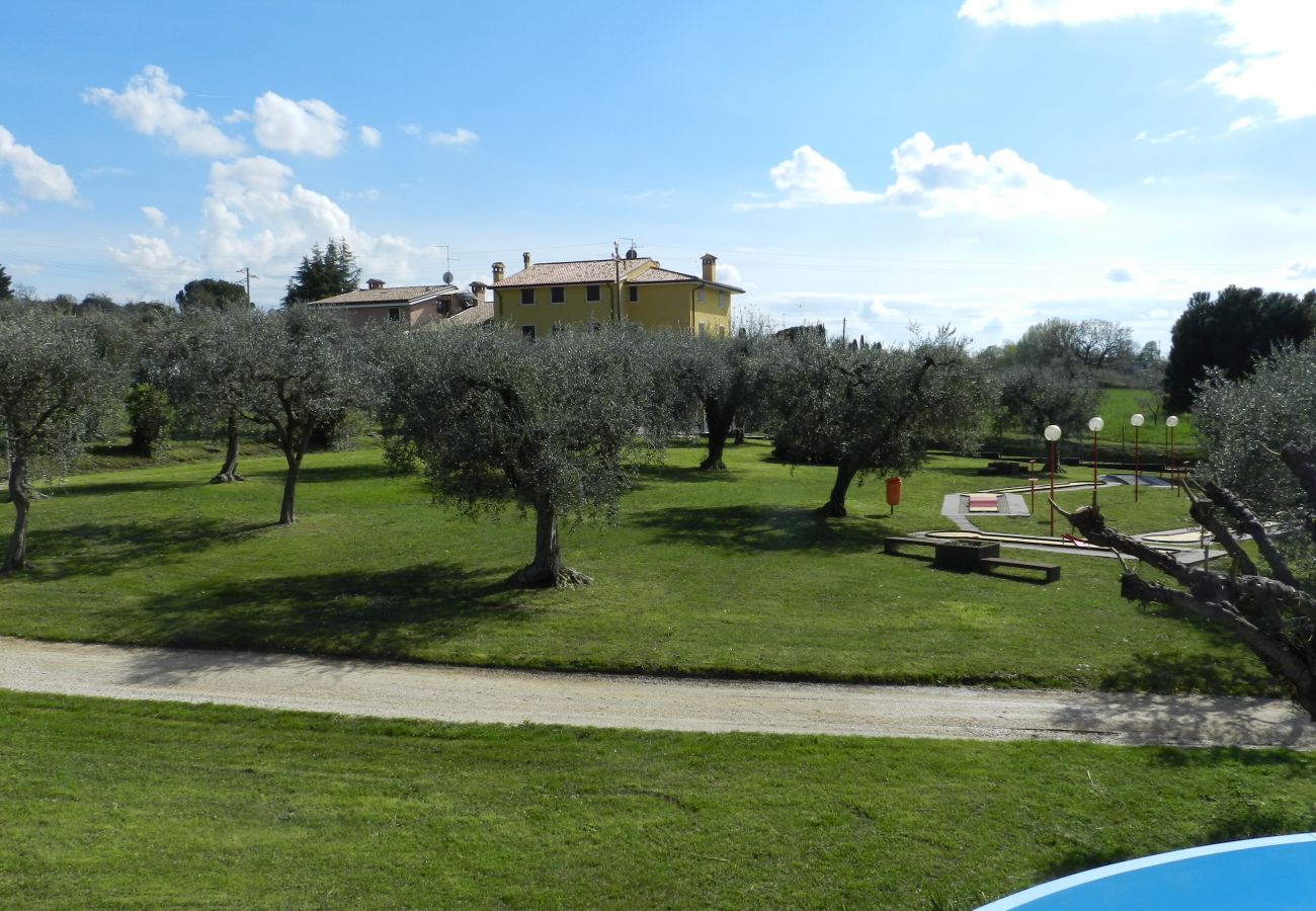 Ferienwohnung in Lazise - Regarda- Wohnung Rosa Alba 7 mit Campingplatz und Strand Eintritt