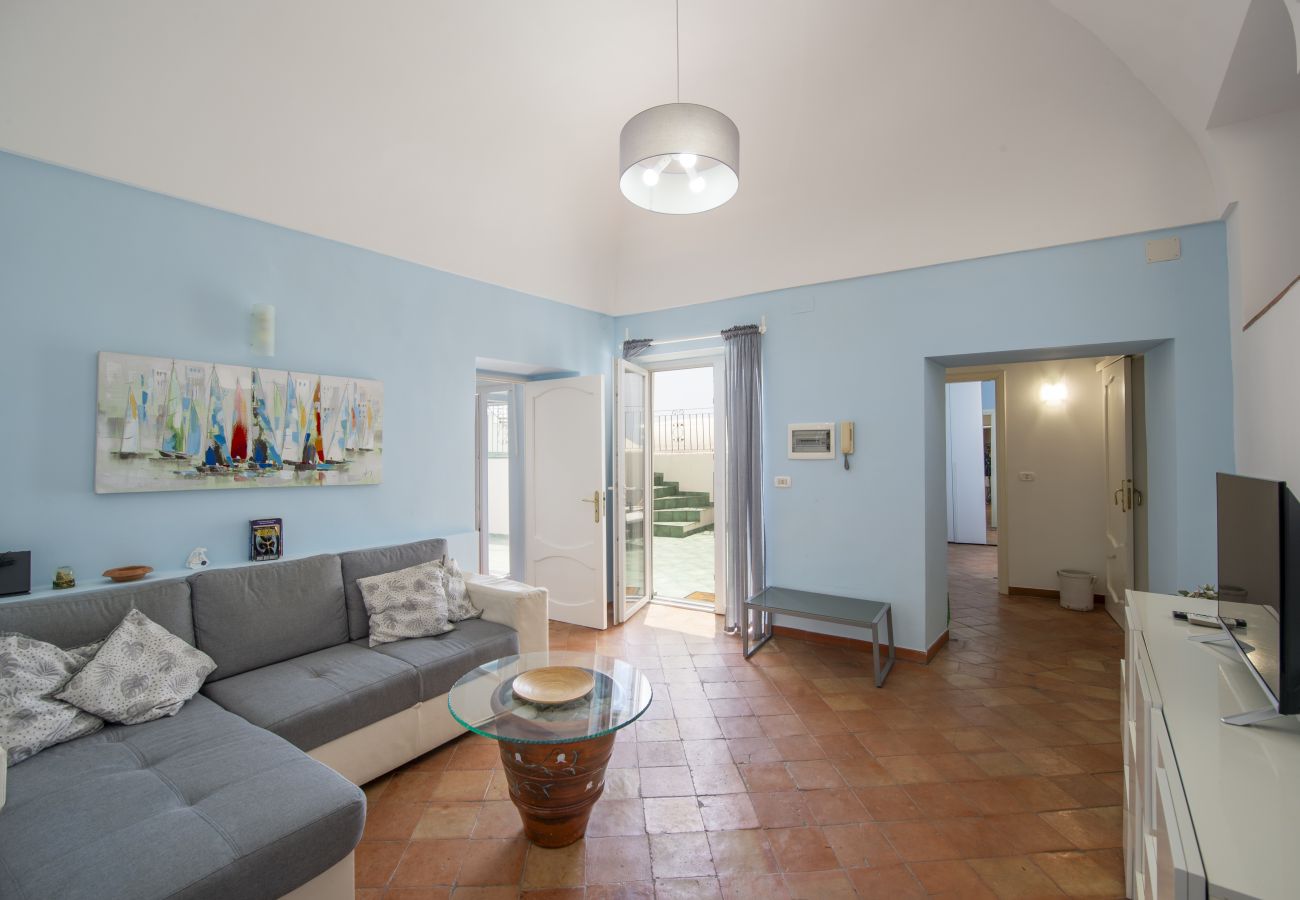Ferienhaus in Praiano - Casa Punta Paradiso - Romantisches Refugium mit Meerblick