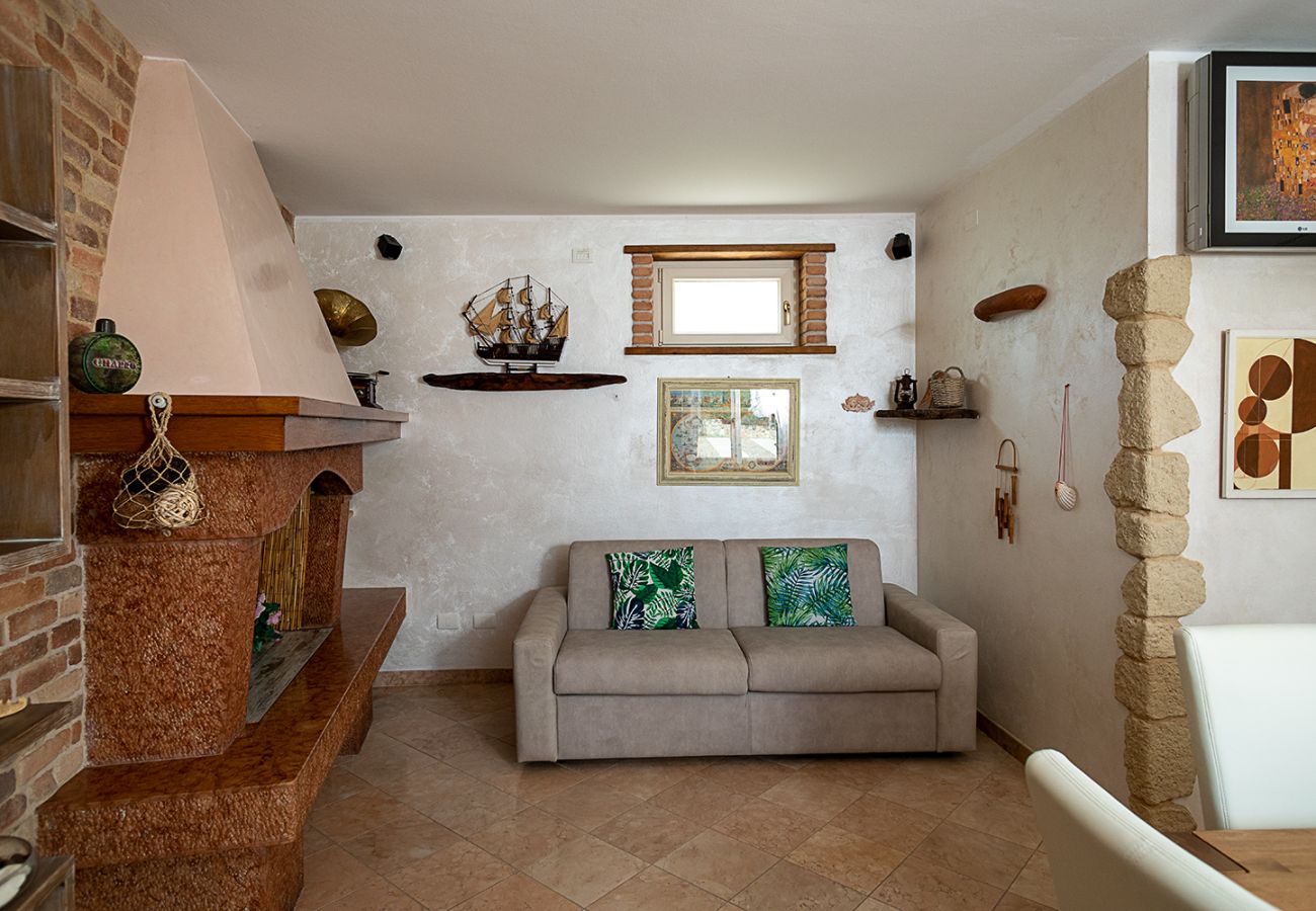 Ferienhaus in Bardolino - Regarda – Haus Rustico Petra im Bardolino mit 3 Schlafzimmer, 2 Bäder, Garten