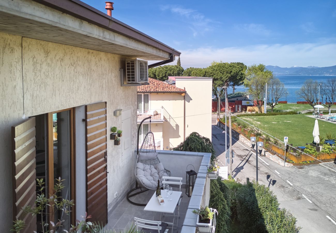 Studio in Bardolino - Regarda - Studio The Beach mit Seeblick am Strand in Cisano di Bardolino