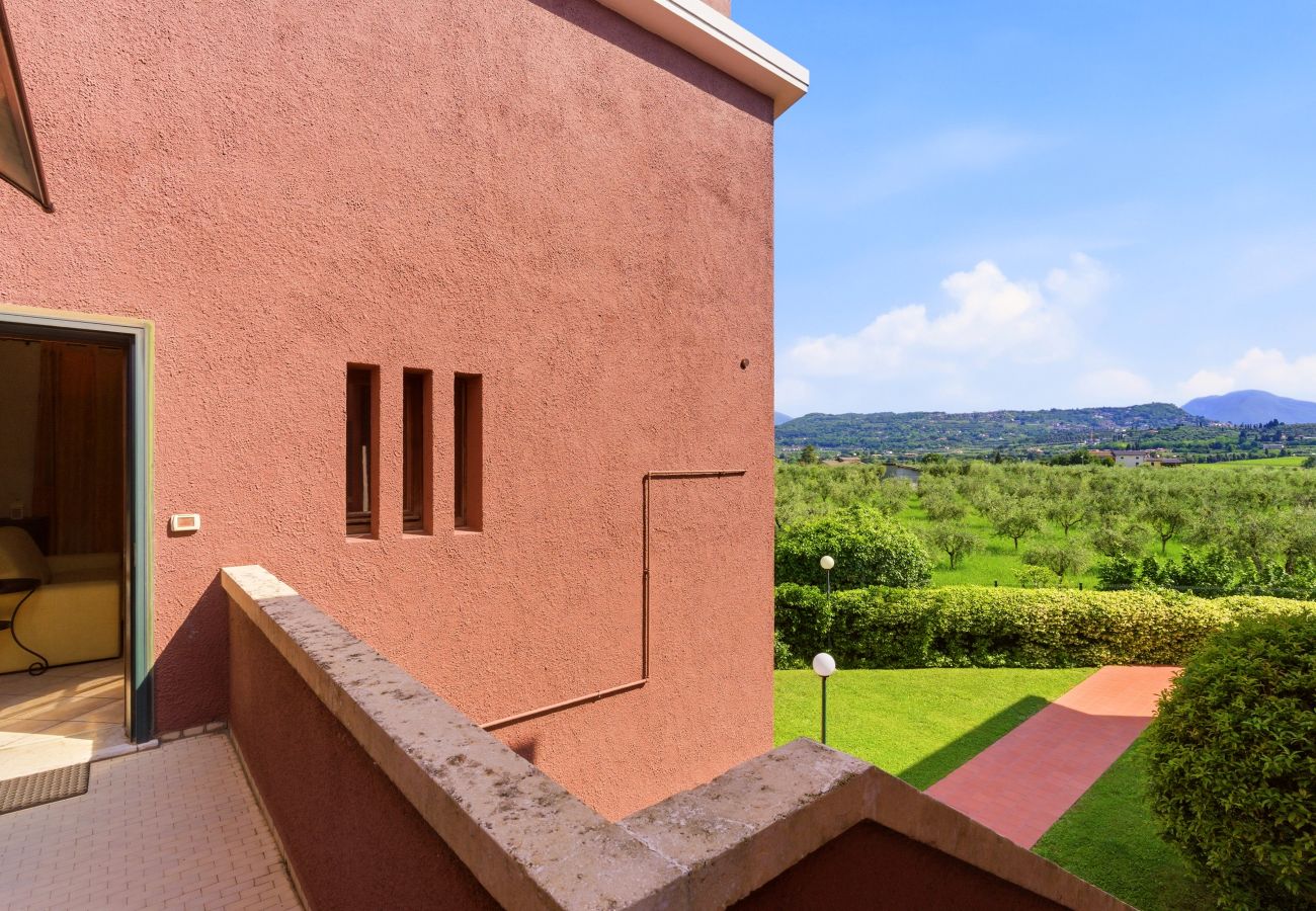 Ferienwohnung in Bardolino - Regarda - Wohnung Blue View 3 mit Pool und Seeblick
