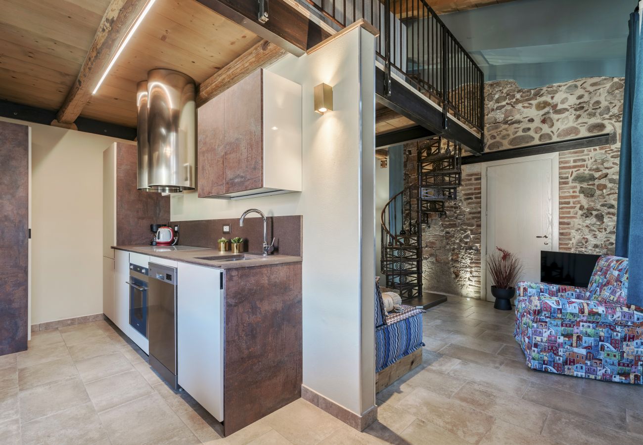 Ferienwohnung in Castelnuovo del Garda - Corte Monteleone - Wohung mit Kueche