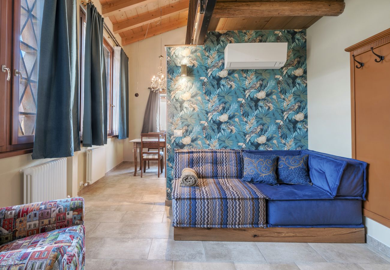 Ferienwohnung in Castelnuovo del Garda - Corte Monteleone - Wohung mit Kueche