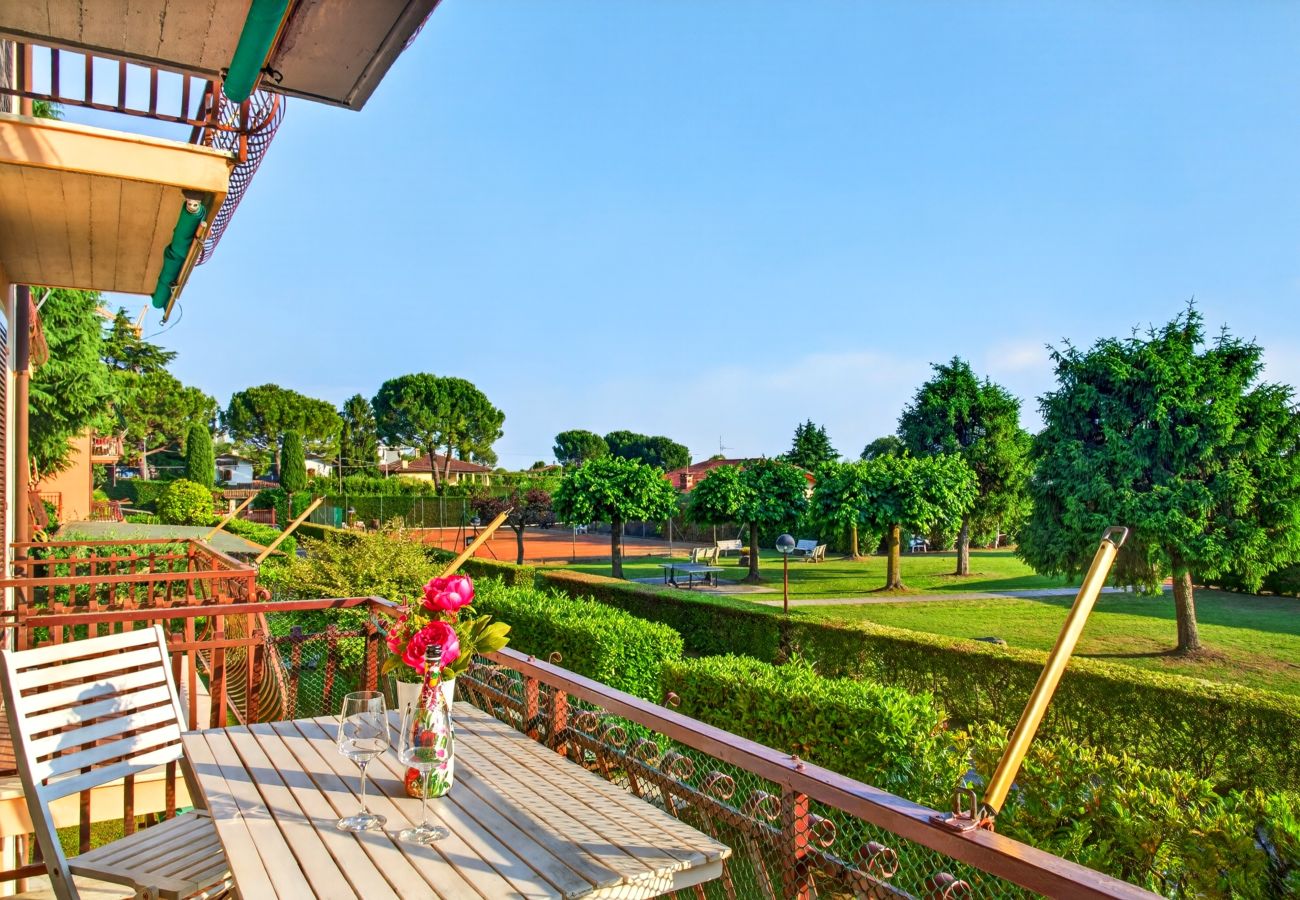Ferienwohnung in Bardolino - Sunset Bardolino Apartment mit Seeblick, Pool, Tennisplatz