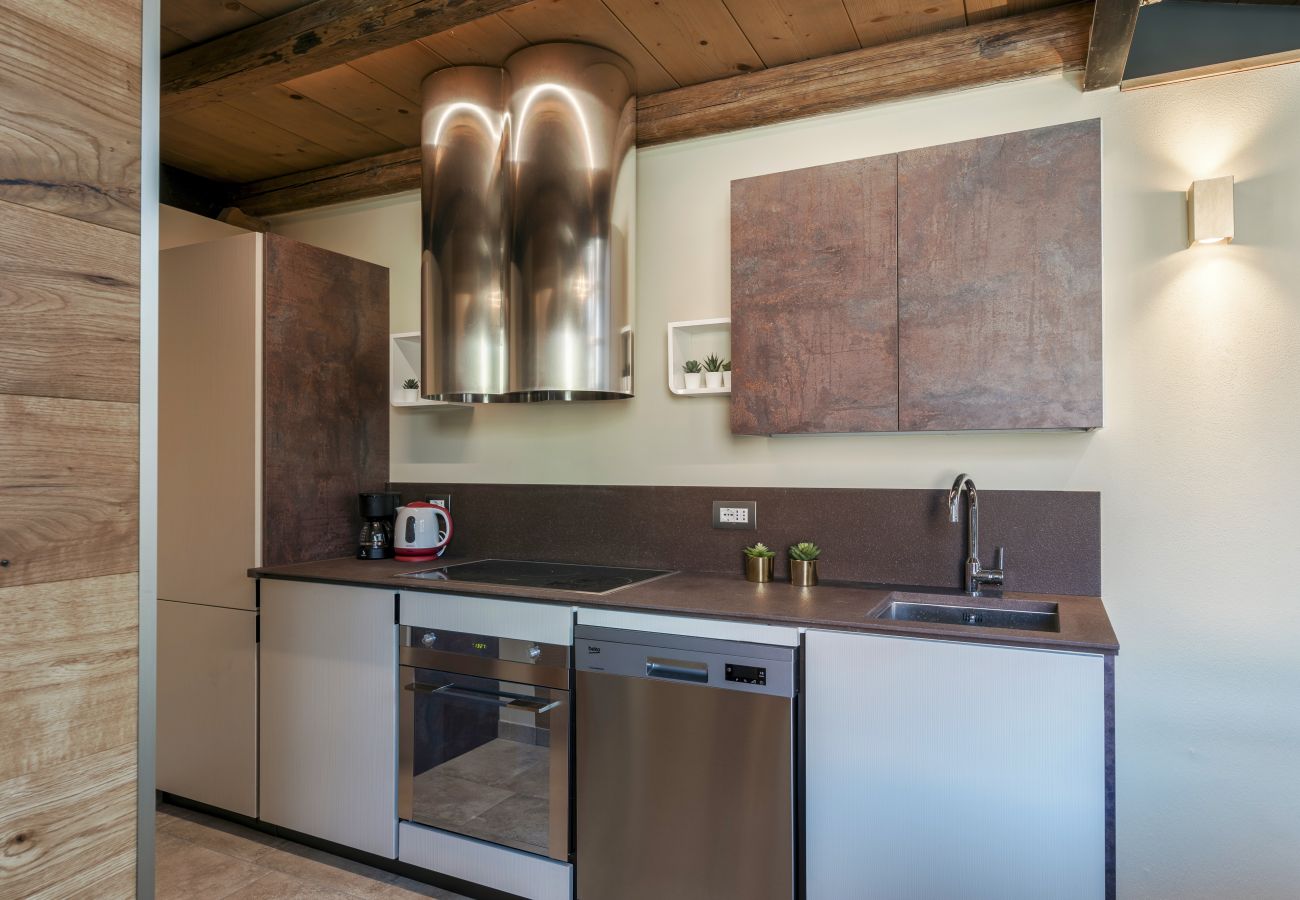 Studio in Castelnuovo del Garda - Corte Monteleone Apartment mit Kochnische, Klima, WLan