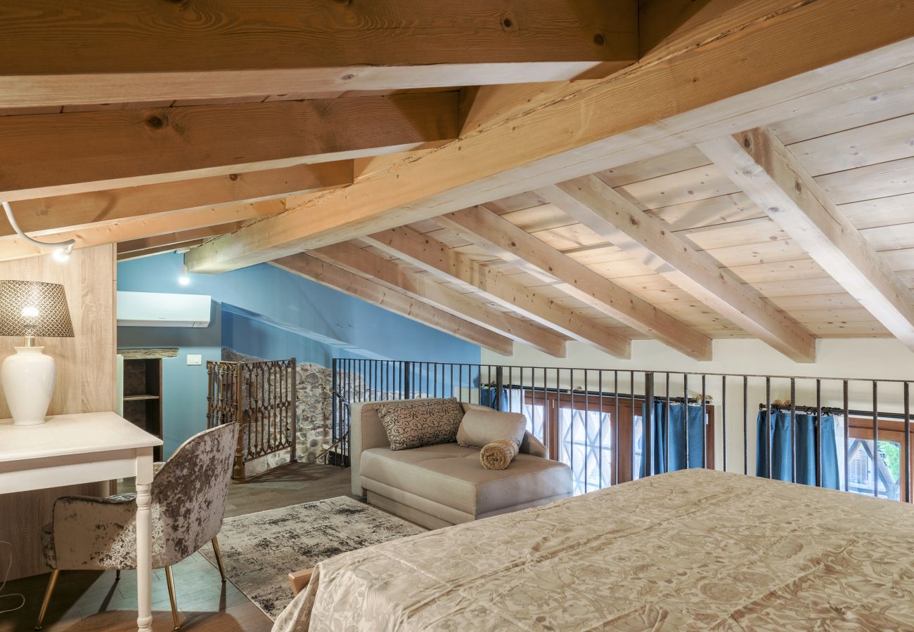 Studio in Castelnuovo del Garda - Corte Monteleone Apartment mit Kochnische, Klima, WLan