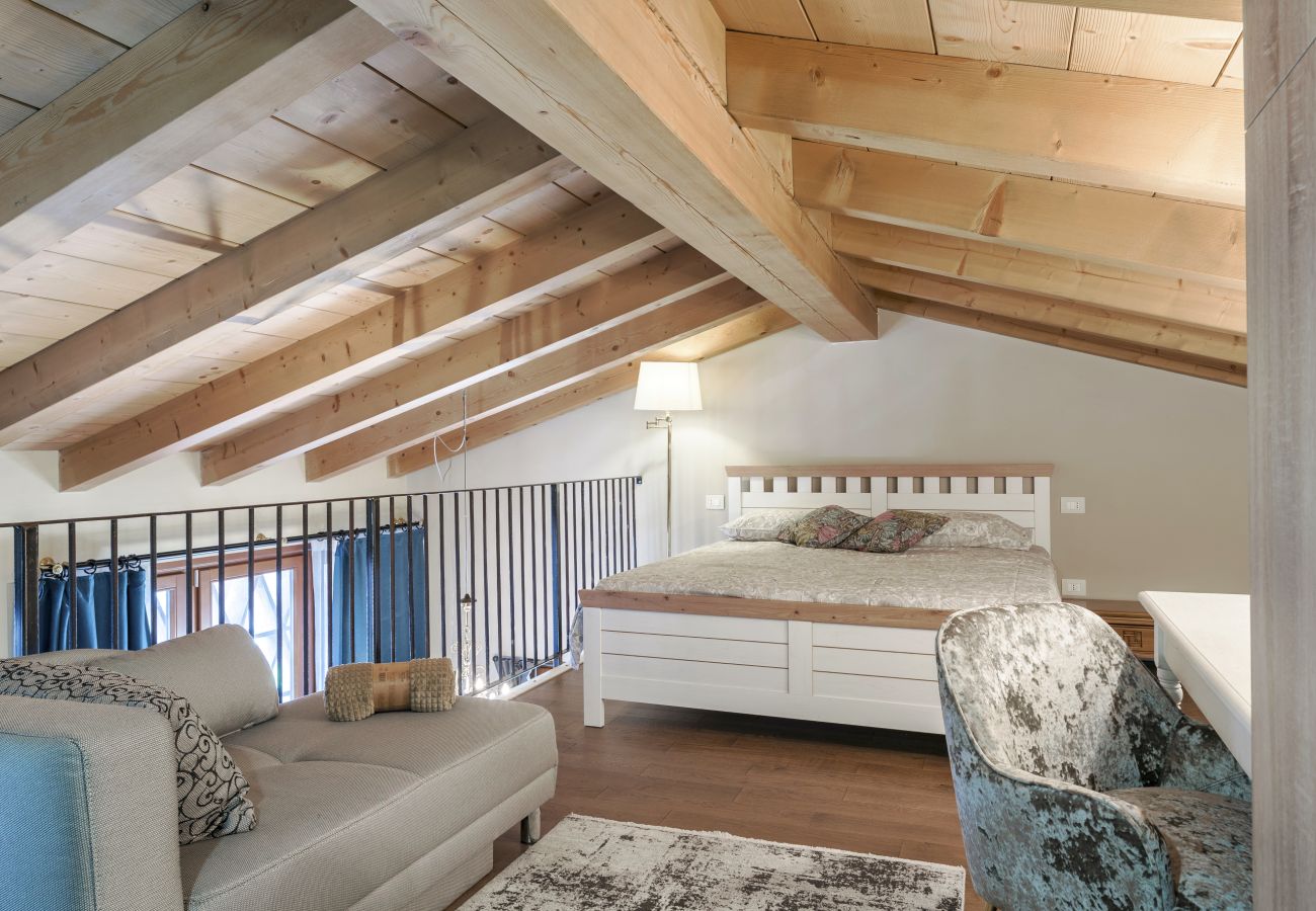 Studio in Castelnuovo del Garda - Corte Monteleone Apartment mit Kochnische, Klima, WLan