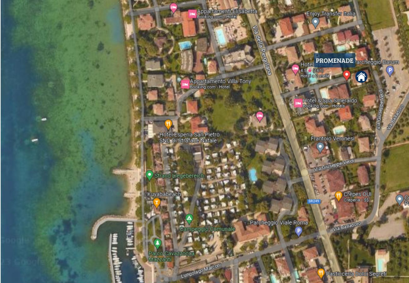 Apartment in Lazise - Regarda - holiday apartment Promenade in Lazise with garden and pool